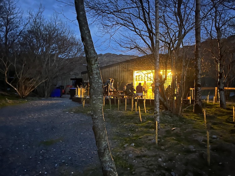 Brewery among the trees